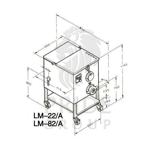 картинка Мясорубка KT LM-82/A Unger