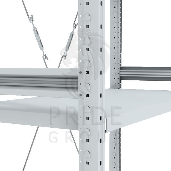 Стеллаж СКУ 1244 (2964) оцинкованная рама МТЗ