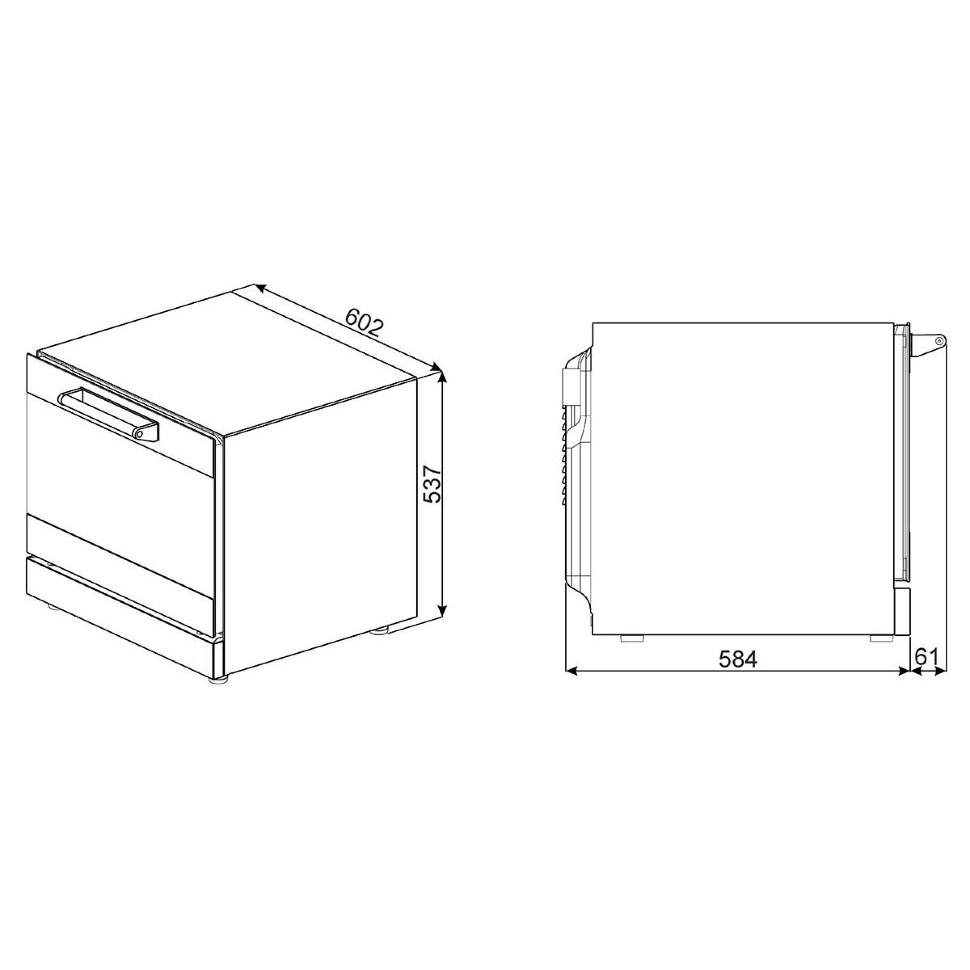 картинка Конвекционная печь Smeg ALFA43XMF