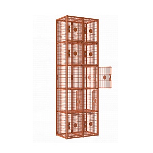 картинка Шкаф сумочный сетчатый Нордика 445х360 мм, h 2250 мм Тип 2 (Доп.секция) Хром