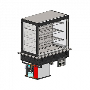 картинка Витрина холодильная открытая встраиваемая (3 полки) ЧТТ RC52D Drop In